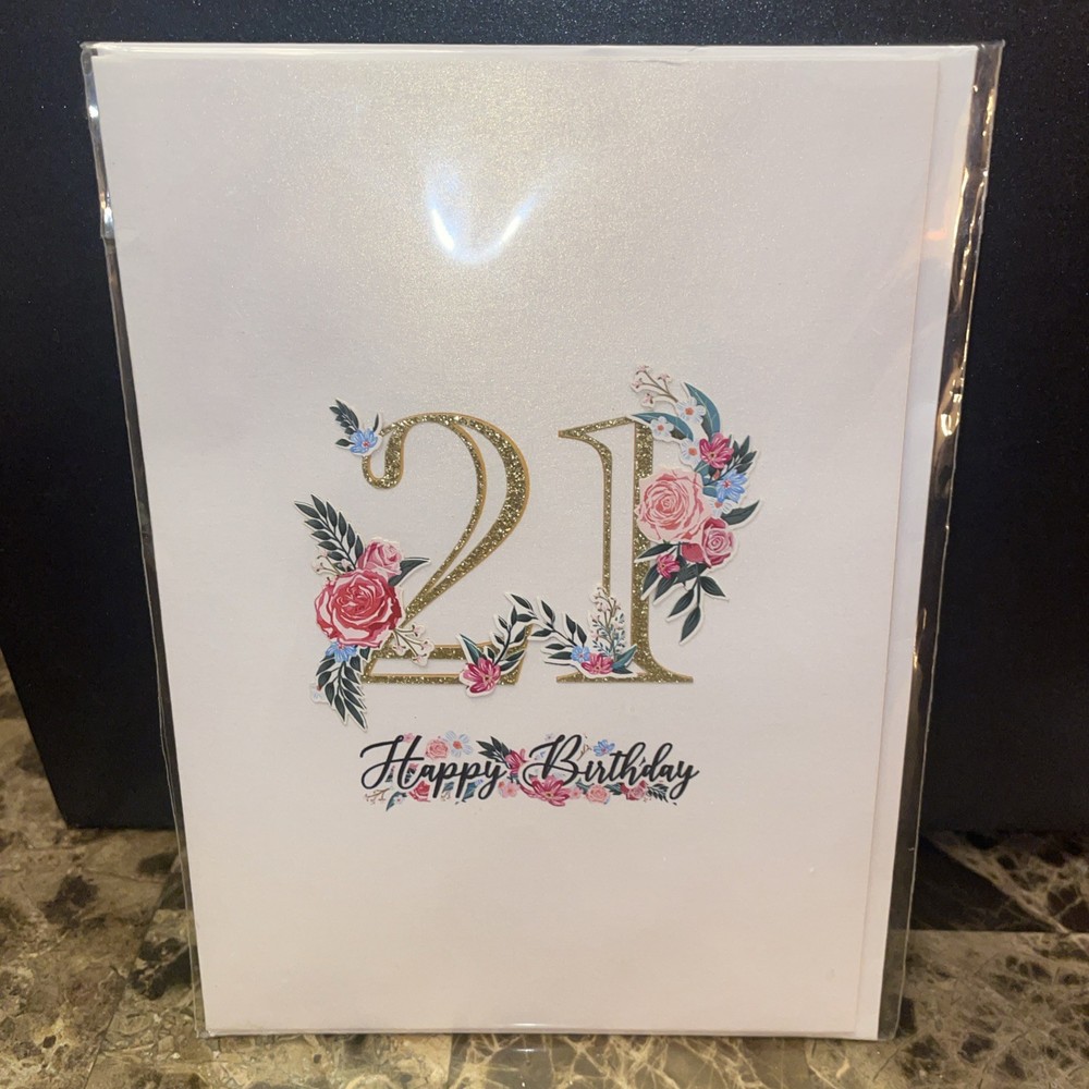 21st Birthday Popup Birthday Card