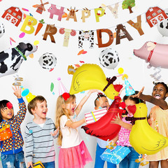 Sumind Farm Birthday Decorations Farm Birthday Party Supplies Animals Cow Theme
