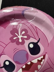 Pink Stich Birthday Decorations Stich Birthday Party Supplies Set