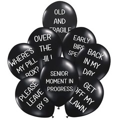 Funny Abusive Balloons | Fun Decoration for Adult Birthday Party (8 Pack Rate…