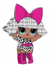 Lol Surprise Together 4 EVA Mini Hanging Decoration (7.3 X 5.6 in) Glitter Queen