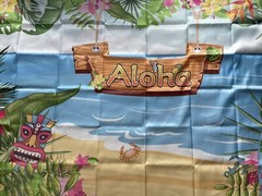 Hawaiian Aloha Beach Party Decoration Summer Luau Background Photography Banner