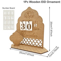 Ramadan Calendar Countdown Decorations for Home Eid Mubarak