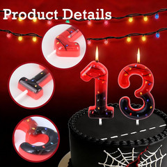 Stranger Theme Party Decoration Candle,Things Birthday Party Decoration,13Th Bir