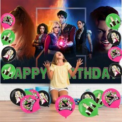 ZOMBIES 4 Party Supplies Set Banner Cake Toppers Balloons Birthday Decor