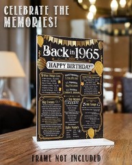 60th Birthday Party Decorations for 60th Birthday Sixty – Remembering The 19…