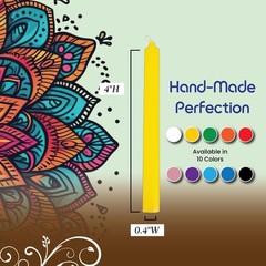 Spell Candles (40 Candles) – One Shipping Charge! Set of 40, Multicolor