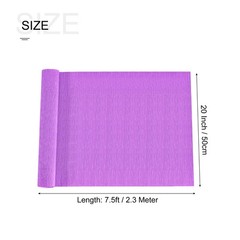 Crepe Paper Roll Crepe Paper Decor 7.5ft Long 20 Inch Wide, Light Purple
