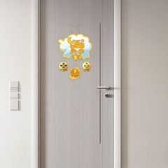 2024 Ramadan Shining Couplet Mubarak Door Decoration Muslim Ramadan JQ