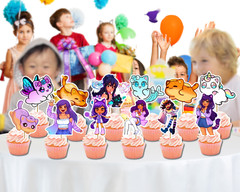 amanda adventurer Cake Party Supplies happy birthday centerpiece decoration gift