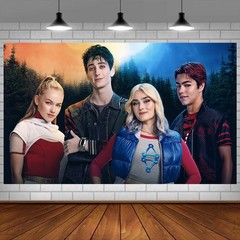 Zombies 4 Party Supplies Backdrop Banner Poster Vinyl 5x3ft Theme Party