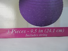 Disney Princess Paper Lanterns Pink Blue Purple 9.5″ Birthday Party Decoration F