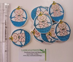 Mini Baby Shower Favor/decorations in Various Styles, Sizes and Colors