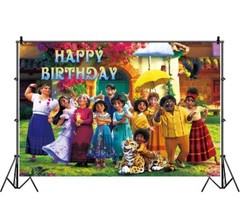En-canto Happy Birthday Backdrop 5×3 FT Birthday Party Decorations