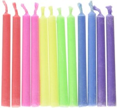 Colorflame Birthday Candles With Colored Flames – 12 Count (Pack of 1), Red