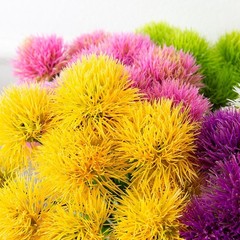 For Wedding Dandelion Fake Flowers 28cm for Home Decor Photography Setup