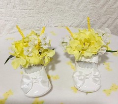 Sunshine Yellow Centerpiece For Baby Shower, Birthday, Keepsake Outfit-Unique