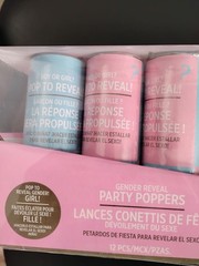 Gender Reveal Party Poppers 12 Pcs New In Box Boy Or Girl
