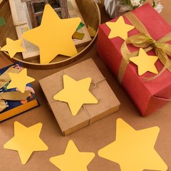 120 PCS Gold Star Cutouts Assorted Paper Die Cut Sizes 6/4/2.5 Inch Decor