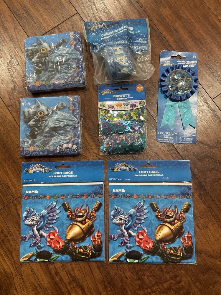 Skylanders Birthday Party Decor/ Favors Supplies Lot