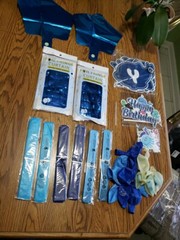 Under The Sea 42 Pc Birthday Party Supplies 2 Foil Curtains, 20 Balloons + More