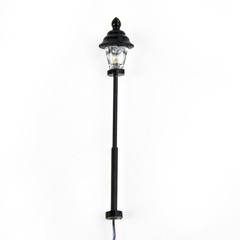 10Pcs LED Park Lanterns Lamps 45mm N Scale 1: 160 Model Railway Bonsai New Hot