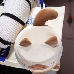 Cute Siamese Cat U Shaped Travel Neck Pillow Set Portable Storage Case for Long