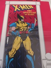 Vintage 1993 Marvel Comic X-Men Wolverine Door Banner 27” X 60” Party Decor New!