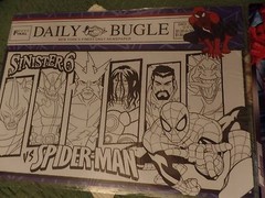 NEW Spider-Man Coloring Placemats 24 Count Party Supplies – 2 Unique Designs