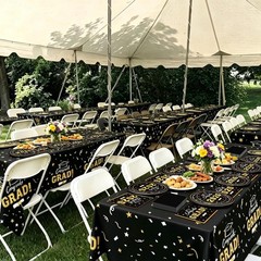 Graduation Decorations 2026 Graduation Tablecloths Congrats Grad Table Cover