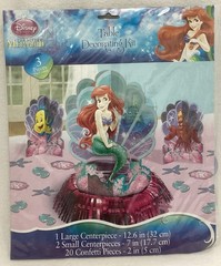 Disney Princess Ariel & Flounder Birthday Table Decorating Kit Mermaid 23 PC