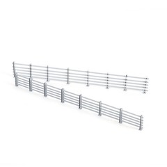 HO Scale Road Barrier 20.3cm Long in Two Sizes 1/87 and 1/64 for Models