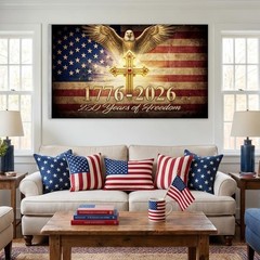 Double-Sided 250th Anniversary Eagle Flag – Classic 3×5 Ft Independence Decor
