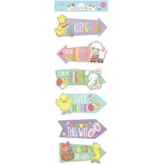 15 Easter Egg Hunt Arrow Signs Children Trail Hunting Game Decorations Kids Fun