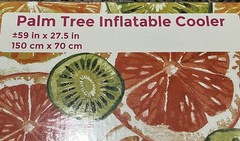 59×27.5 Inflatable Palm Tree Cooler Pool Party Drink Holder Beach Decor Fun. New