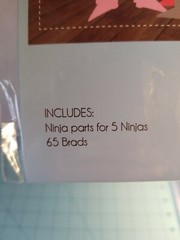 Ninja Party Decor Set: Power Ninja Kit & 80 Inch Black & White Banner, Brand New