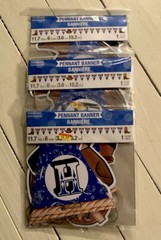 Cowboy,Western, Blue Bandana Party Decorations ( 15 Pieces ) New in Packages