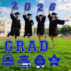 Graduation Decorations 2026 12Pcs Graduation Yard Signs Class of 2026 Outdoor Wa