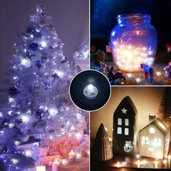 50pcs White LED Balloon Lights, Tiny Led Lights Mini Round LED Ball Lamp for …