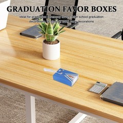 30Pcs Durable Graduation Favor Boxes with Tassel Pull Out Drawer for Grad Gifts