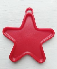 Vintage 1991 Plastic Charm Weights/Bright Multi Colored 12 Pack/Pre-Loved