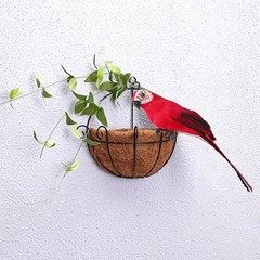 25CM Fake Parrot Artificial Birds Model Outdoor Home Garden Lawn Tree Decoration