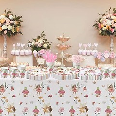 Fairy Party Decorations Set – Enchanted Forest Tableware, Plates, Cups, Napkins