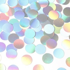 Iridescent Disco-Holographic Party-Decorations Confetti – 300pcs Wedding Birt…