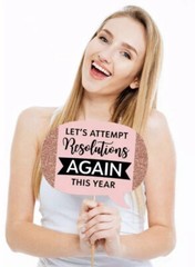 Big Dot of Happiness Funny Rose Gold Happy New Year 2020 – 10 Items BRAND NEW