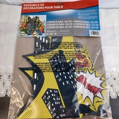 Justice League Heroes DC Superhero Birthday Party Table Decorating Kit 11 Pcs