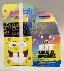 SpongeBob 25th Anniversary Food Burger Combo Box Complete Set 20 Pack New
