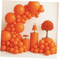 147 Pcs Orange Balloon Different Sizes 18 12 10 5 Inch Fall Balloons Arch Ygju