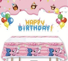 Lilo & Stitch Happy Birthday Surprise Cake Banner 40X60″ Backdrop Wall Decor