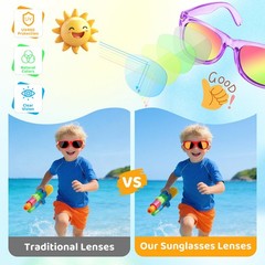 Sunglasses Bulk Party Favors – 12 Pack – Boys Girls Sunglasses for Age 3-8 wi…